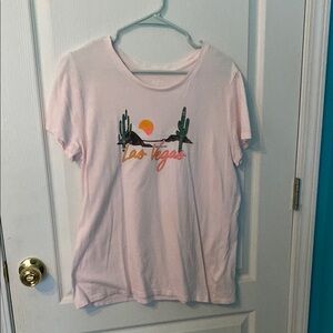 GAP Juniors Pink Las Vegas Graphic Tee